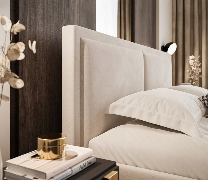 ŁOŻKO SOAVE II Z PODNOSZONYM STELAŻEM I POJEMNIKIEM NA POŚCIEL 160x200