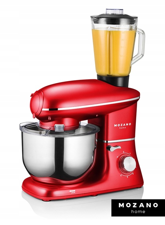 ROBOT KUCHENNY PLANETARNY MIKSER BLENDER 6w1 MISA 6,2L MOCNY ZESTAW