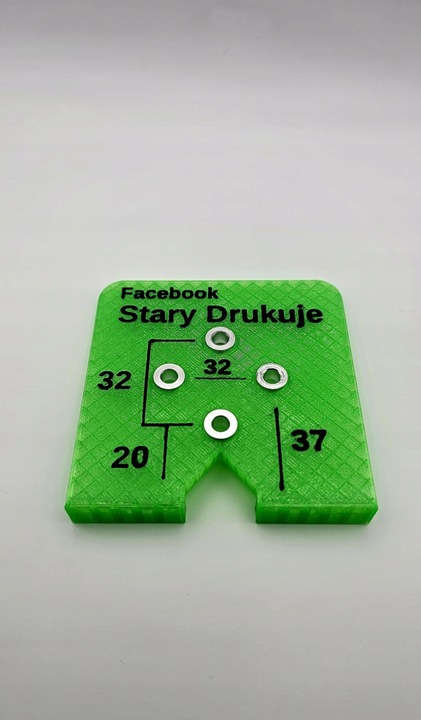 Przymiar do zawiasów i prowadników FI 3 / Precyzyjne Wiercenie Otworów