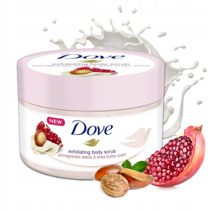Peeling Do Ciała Dove Exfoliating Body Scrub Granat & Shea Butter 225ml