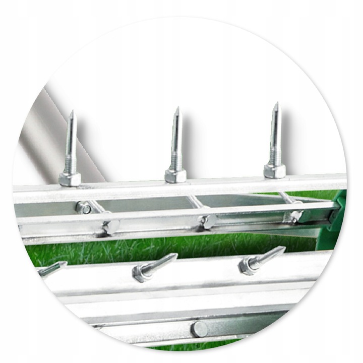 AERATOR do trawnika WERTYKULATOR RĘCZNY OBROTOWY WALCOWY TRAWY MURAWY