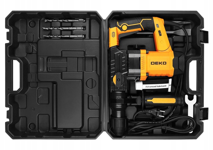 MŁOT UDAROWY OBROTOWY MŁOTOWIERTARKA SDS PLUS 1500W REGULACJA OBROTÓW