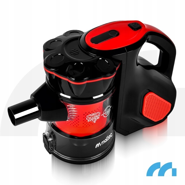 MOCNY LEKKI MAŁY ODKURZACZ RĘCZNY PIONOWY CYKLONOWY BEZWORKOWY NA