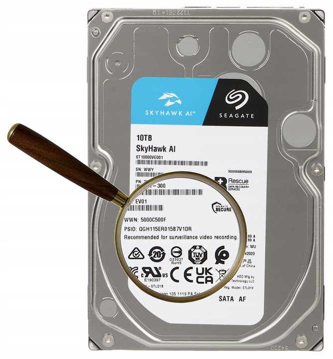 Dysk twardy Seagate SkyHawk Al 10TB SATA III 3,5"