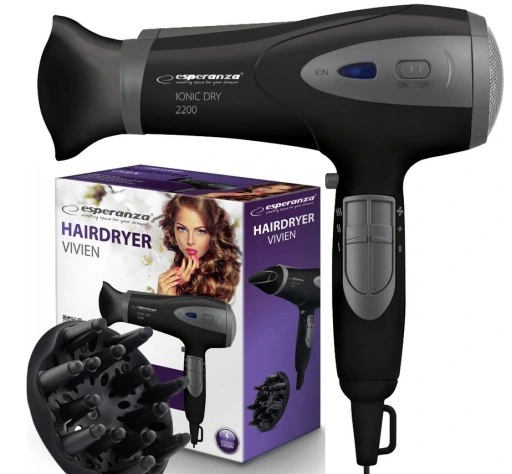 SUSZARKA DO WŁOSÓW MOCNA JONIZACJA DYFUZOR 2200W