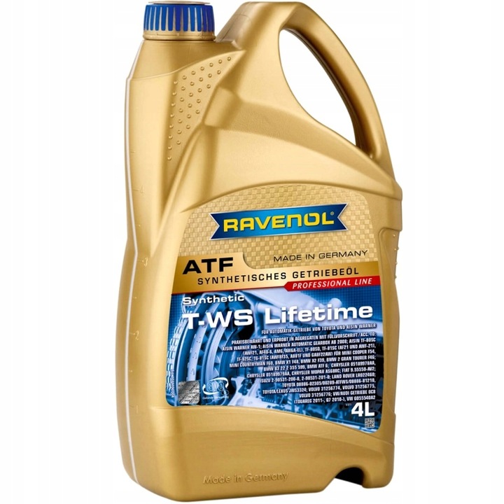 RAVENOL ATF T-WS LIFETIME 4L - OLEJ PRZEKŁADNIOWY