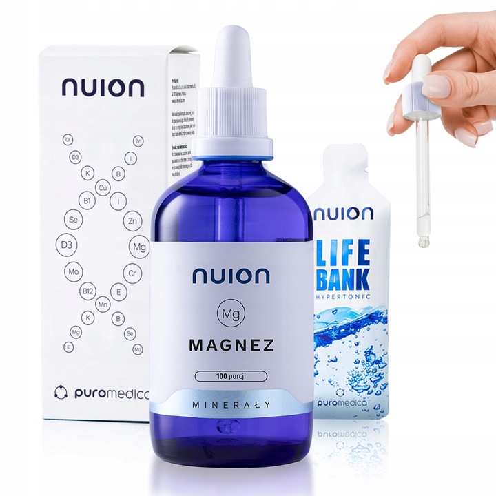 MAGNEZ CZYSTY W PŁYNIE NUION PUROMEDICA 100ML BEZPIECZNY DLA KOBIET W CIĄŻY