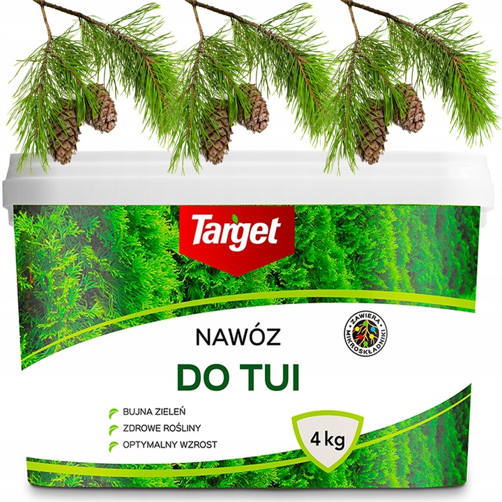 Nawóz do TUI ŻYWOTNIKÓW TARGET 4 kg tuji iglaków