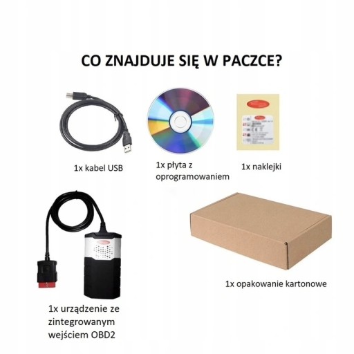 DELPHI DS150E INTERFEJS DIAGNOSTYCZNY SAMOCHODOWY BT PL 2024 PRO+ z Polski.