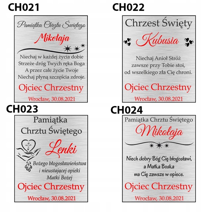 SREBRNY OBRAZEK PAMIĄTKA CHRZTU ŚWIĘTEGO ANIOŁEK ANIOŁ STRÓŻ CHRZEST GRAWER