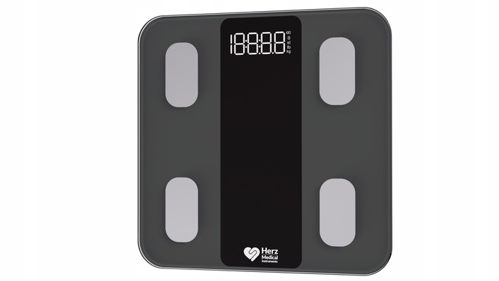WAGA ŁAZIENKOWA ANALITYCZNA ELEKTRONICZNA SMART BMI TŁUSZCZ APLIKACJA