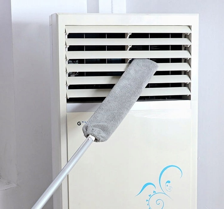 Miotła miotełka szczotka zmiotka mop teleskopowa do kurzu 3 szmatki 155 cm