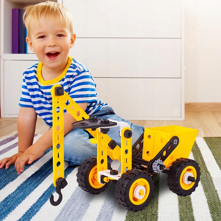 Klocki konstrukcyjne dla dzieci MEGA KONSTRUKTOR duży zestaw elementów