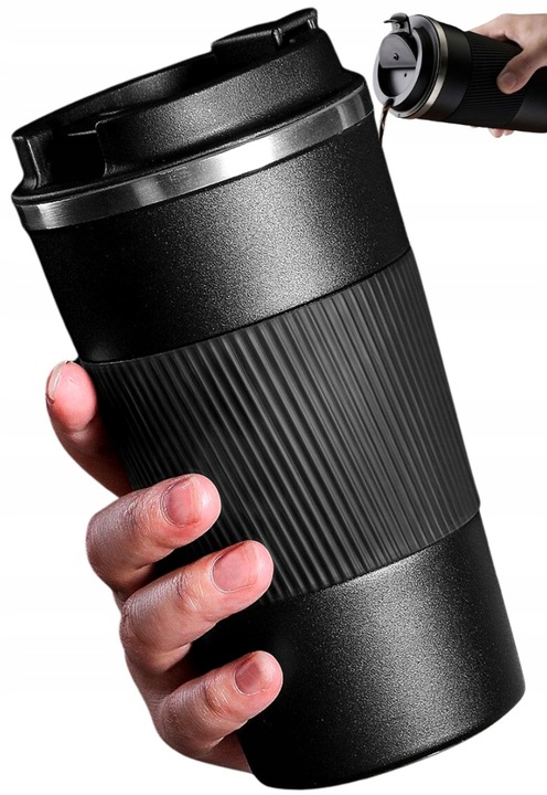 Kubek termiczny butelka termos na kawę ANTYPOŚLIZGOWY HERBATA napój 510ML