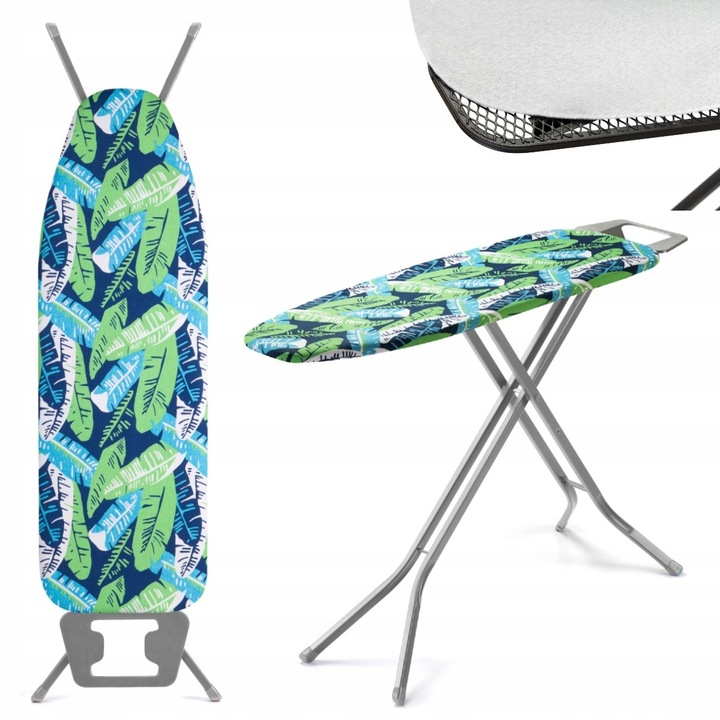 GRUBY Pokrowiec na deskę do prasowania + podkład do deski 120x38