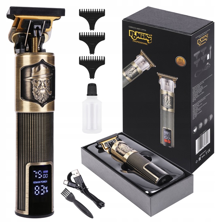 MASZYNKA TRYMER DO STRZYŻENIA WŁOSÓW GOLENIA BRODY ZAROSTU REGULACJA