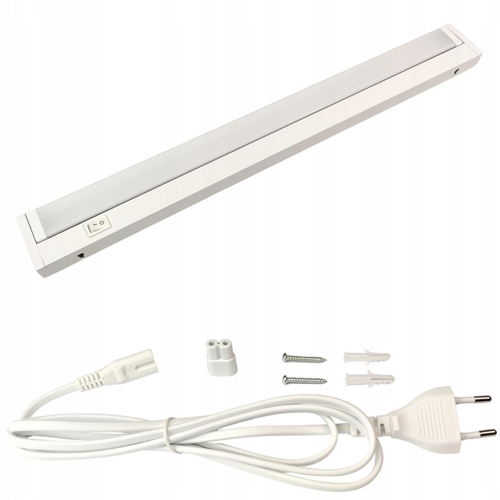 PODSZAFKOWA OPRAWA OBROTOWA LED 10W 4100K CCT LAMPA Z PRZEWODEM 230V