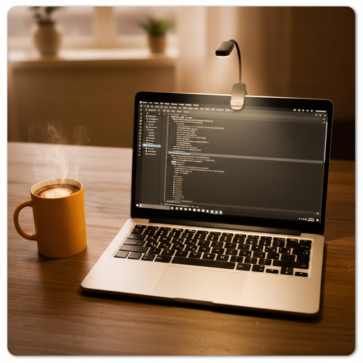 Lampka do Czytania Książek LED USB Przenośna Mocowanie Klips Nocna 4w1