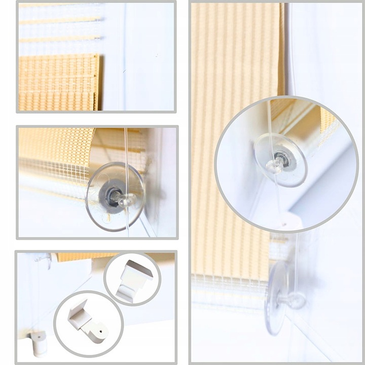 ROLETA ROLETY DZIEŃ NOC 57x150 CM Z NAPINACZEM NA WYMIAR RÓŻNE KOLORY