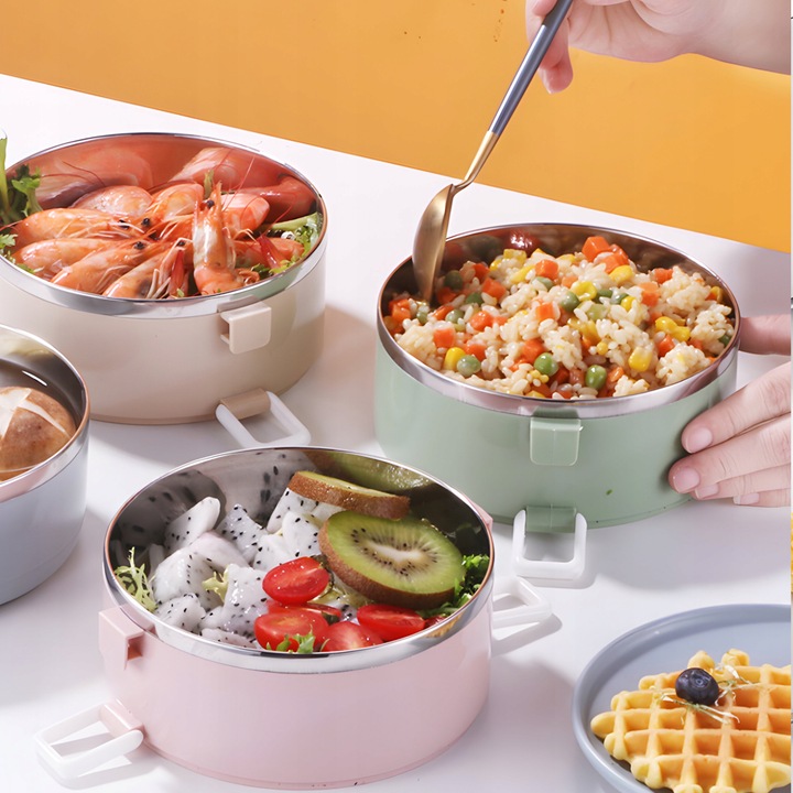 POJEMNIK TERMICZNY NA ŻYWNOŚĆ ZUPĘ OBIADOWY TERMOS STAL NIERDZEWNA 2,8L