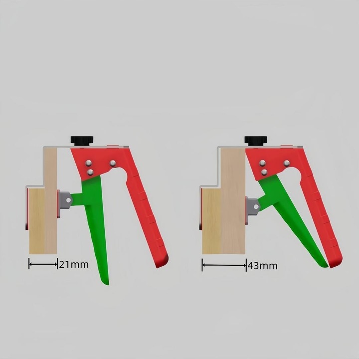 Szablon do Frontów Szuflady Ścisk Zacisk Montażu Frontu Szuflada