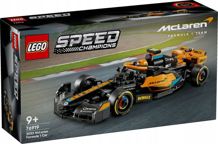 LEGO Speed Champions Samochód wyścigowy McLaren Formula 1 wersja 2023 76919
