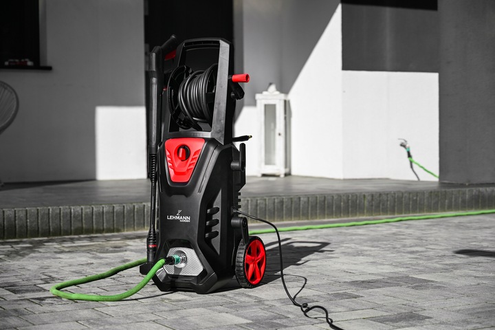 MYJKA CIŚNIENIOWA LEHMANN ZE ZWIJACZEM MOC 290 Bar BOGATY ZESTAW