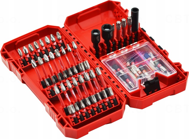 Zestaw bitów udarowych do wkrętarki 75szt Milwaukee 4932492008