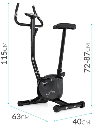 ROWER stacjonarny VINTAGE rowerek TRENINGOWY pionowy SAPPHIRE do ćwiczeń