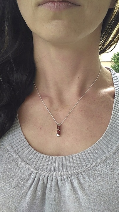 ŁAŃCUSZEK SREBRNY 925 - ANKIER 45 cm