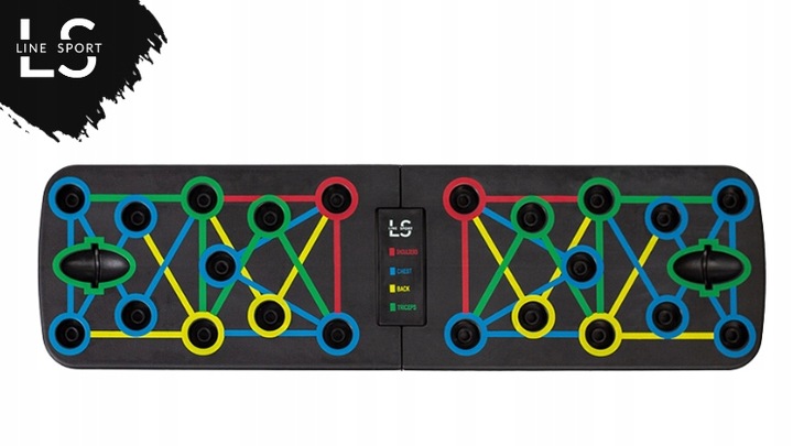 DESKA DO POMPEK WIELOFUNKCYJNA SOLIDNA TRENING SIŁA LINESPORT WSZECHSTRONNA