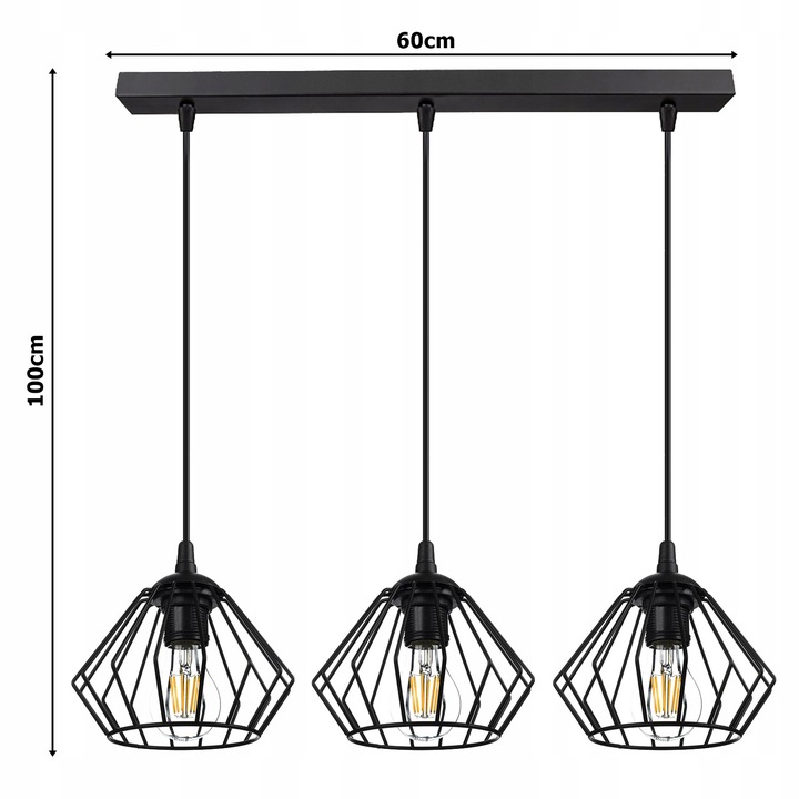 LAMPA WISZĄCA SUFITOWA ŻYRANDOL BRYLANT LED