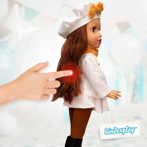 DUŻA LALKA BOBAS INTERAKTYWNA ŚPIEWA I MÓWI PO POLSKU ANGIELSKU KINDERPLAY