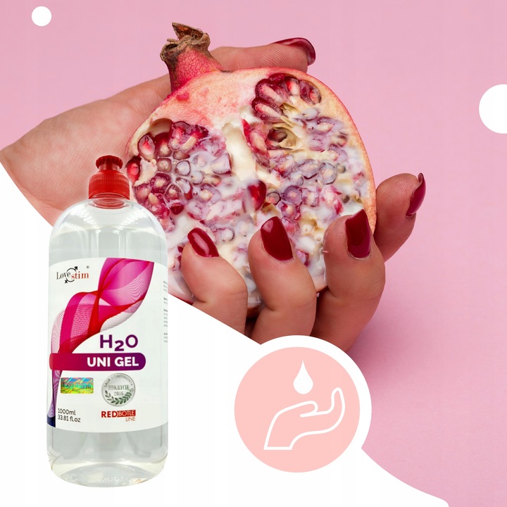 H2O UNI 1000ml wodny lubrykant waginalno analny
