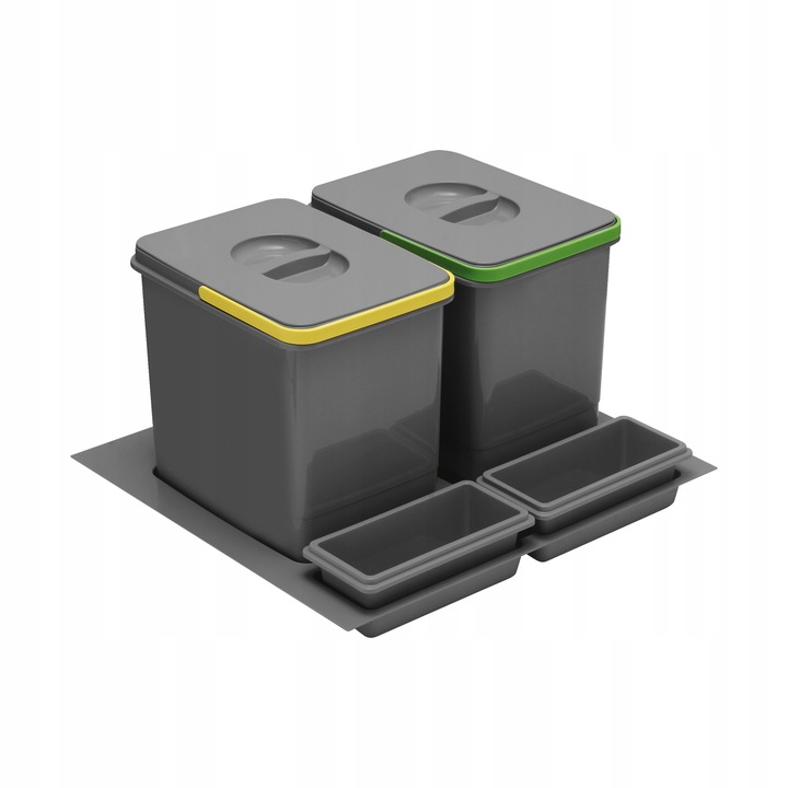 Kosz Segregator na śmieci MULTINO 60 2x15 L - 2 pojemniki