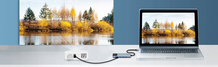 KARTA SIECIOWA PRZEJŚCIÓWKA HUB USB USB-C ADAPTER HDMI RJ45 LAN ETHERNET