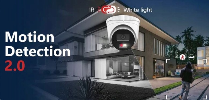 KAMERA IP 6MPx ZEWNĘTRZNA IPC-T260HA-LU Smart Hybrid Light HiLook Hikvision