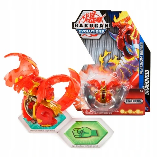 BAKUGAN EVOLUTIONS PLATINUM PYRUS DRAGONOID