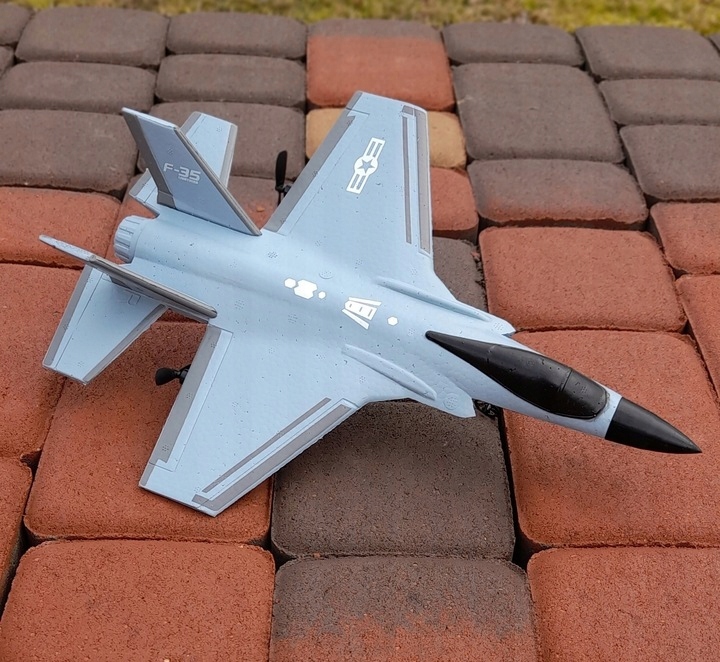 Samolot Zdalnie Sterowany Latający F35 Odrzutowiec RC JET Duży Zasięg Pilot