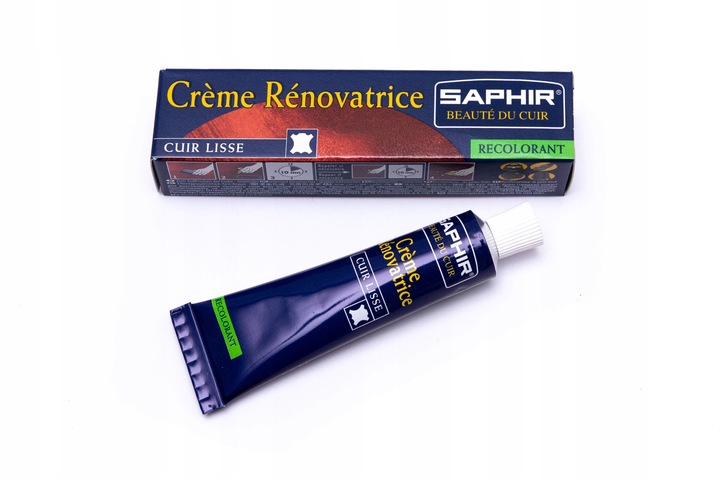 SAPHIR RENOVATING CREAM DO RENOWACJI SKÓR CZARNY