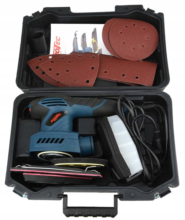 SZLIFIERKA OSCYLACYJNA MIMOSRODOWA WIELOFUNKCYJNA DO DREWNA METALU EUROTEC