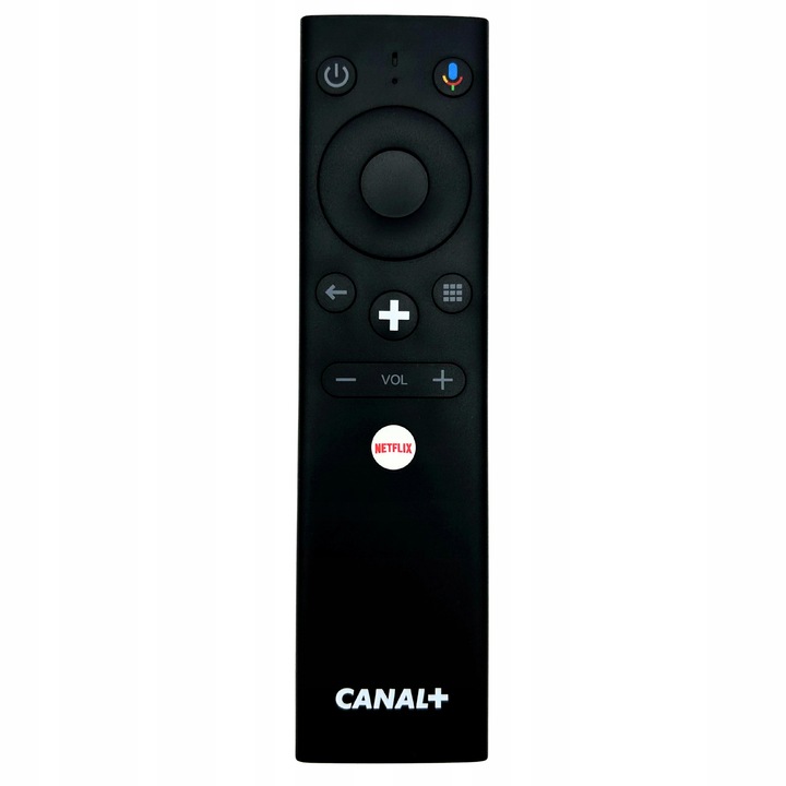 PILOT CANAL+ BOX 4K PRZYCISK NETFLIX ORYGINAŁ CZARNY+ BATERIE