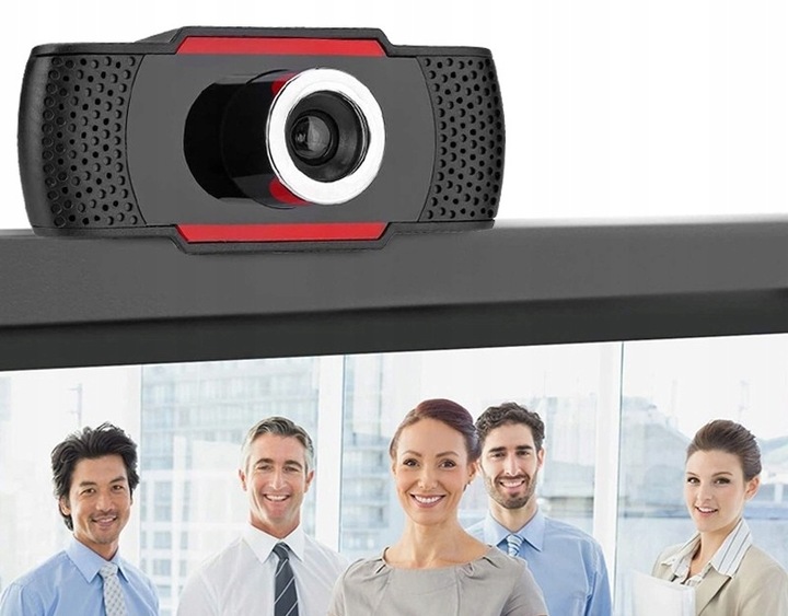 Techly Kamerka Kamera Internetowa USB PC do lekcji Mikrofon