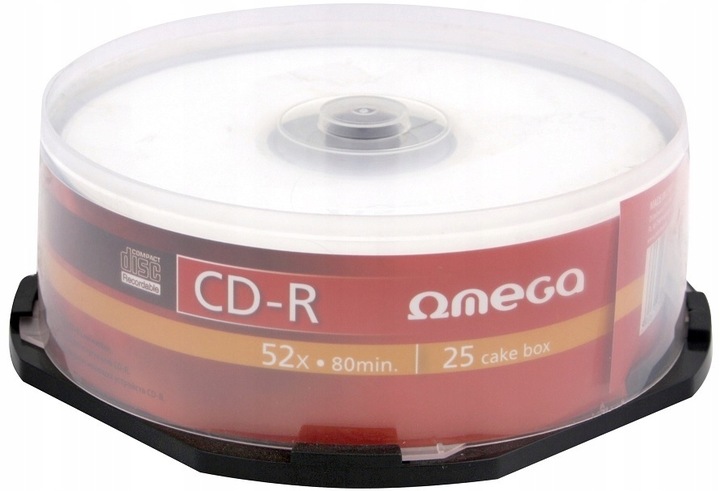 Płyta CD-R jednokr zapis 700 MB cake box 25szt x6