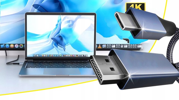 KABEL PRZEWÓD ADAPTER PRZEJŚCIÓWKA USB-C 3.1 TYP C DO HDMI 4K MHL 200cm