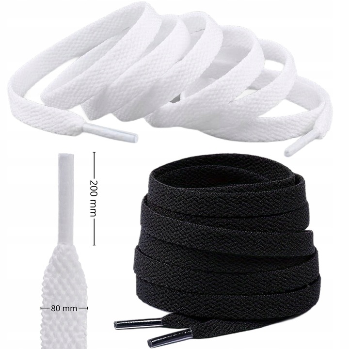 Białe Sznurówki sznurowadła do butów Converse o długości 140 cm Chuck 70