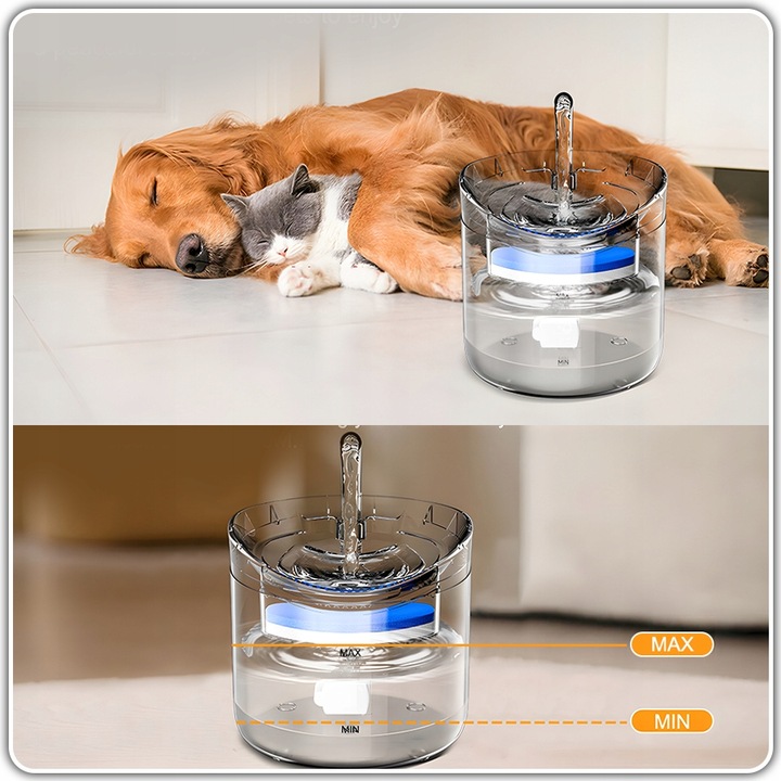Poidło Poidełko Automatyczne Fontanna Wodna dla Kota Psa Filtr