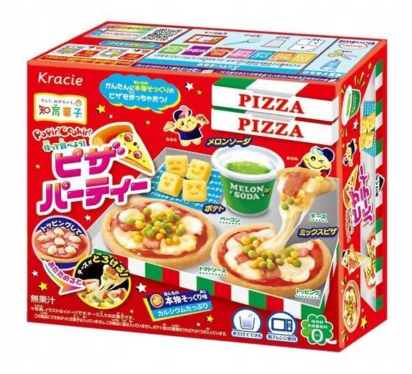 Japońskie słodycze zestaw DIY Popin Cookin Pizza Party 29g - Kracie