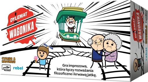 DYLEMAT WAGONIKA Imprezowa gra dla dorosłych REBEL