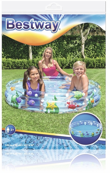 BESTWAY BASEN DMUCHANY OKRĄGŁY DLA DZIECI 51004